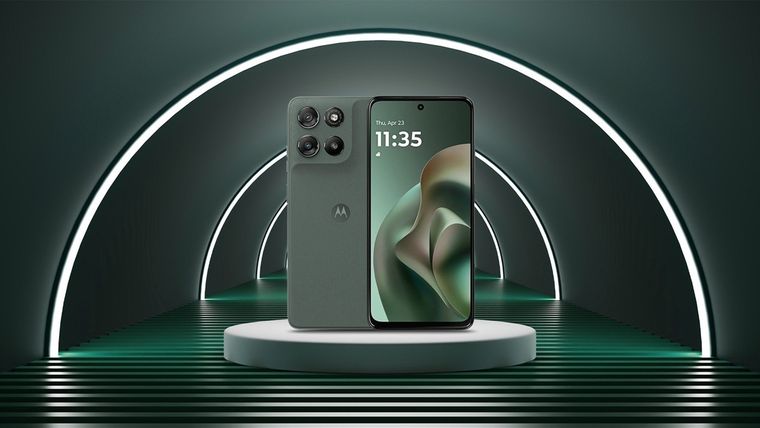 El diseño del moto g67 power incluye cuero vegano y colores Pantone. El diseño del moto g67 power incluye cuero vegano y colores Pantone.