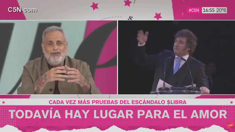 Jorge Rial afirmó que Javier Milei puso los ojos en una conductora. Jorge Rial afirmó que Javier Milei puso los ojos en una conductora. 
