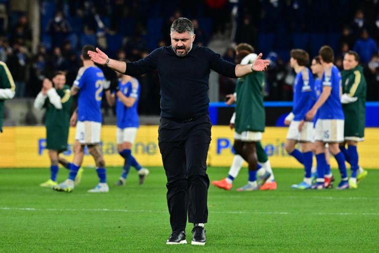 Gennaro Gattuso habló en la previa de Bosnia-Italia.