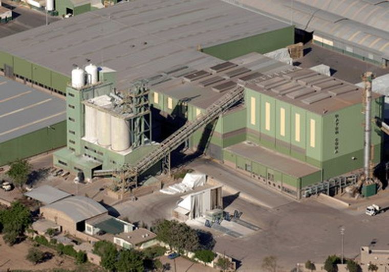 Planta de Rayen Cura en Guaymallén. Foto: web