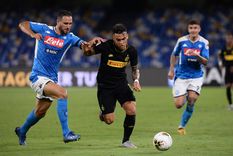 Lautaro estuvo lejos de su mejor versión en su regreso a la actividad. DPA Foto: DPA