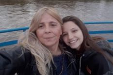 Úrsula Bahillo y su madre Patricia Elizabeth Nasutti, quien falleció en las últimas horas en la localidad de Rojas. Foto: NA
