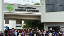 El Centro Universitario Aparicio Carvalho donde daba clases la profesora asesinada. El Centro Universitario Aparicio Carvalho donde daba clases la profesora asesinada.