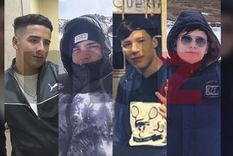 Martín Lucarelli, Lucas Aguirre, Lautaro Bramoso y Bruno Burgos, cuatro de los cinco cordobeses detenidos en Cacheuta.&nbsp;