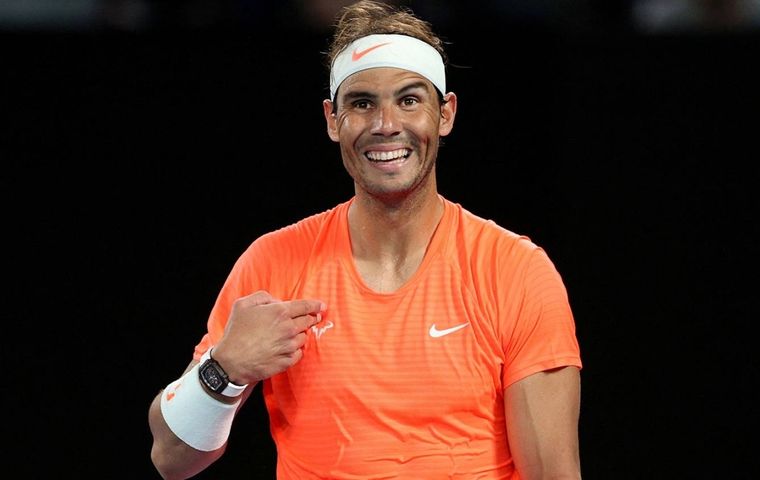 Nadal confirmó su asistencia en el abierto de Australia. Foto: Intranews