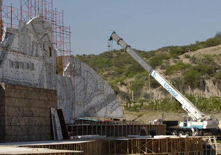 La iluminación de la vendimia en pleno desarrollo. Foto: Marcelo Ruiz / MDZ