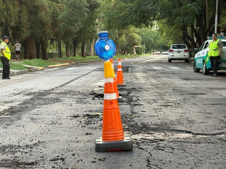 Así quedó la transitada calle de Ciudad tras la tormenta. Así quedó la transitada calle de Ciudad tras la tormenta.