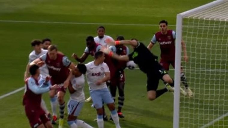 Una de las jugadas anuladas por VAR Foto: Captura