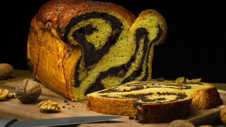 El budín que nunca falla: receta de budín marmolado.