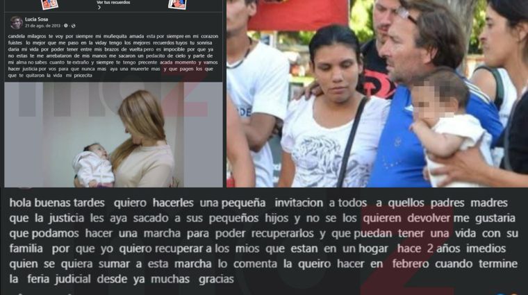 Lucía Sosa fue detenida por el caso de la muerte de la bebé Isabella, su tercera hija en morir por problemas respiratorios. Los posteos de la madre durante los años.