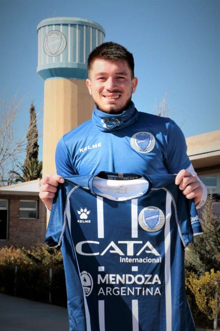 Alan Cantero, delantero que llega desde Peñarol de San Juan. Foto: Prensa Godoy Cruz