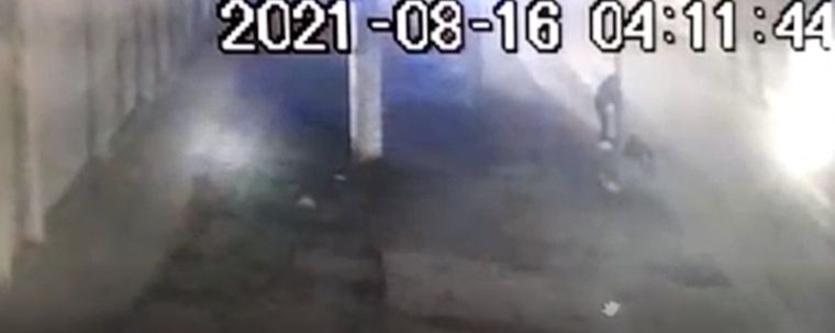 Las imágenes muestran el momento preciso del tiroteo