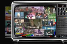 En la imagen dentro del monitor fragmentos  de las primeras transmisiones a color en varias nacionesl del mundo. Foto: Mario Simonovich