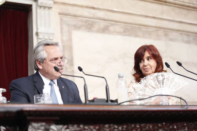 Alberto Fernández respaldó a Cristina Fernández de Kirchner.