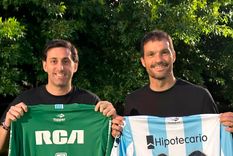Sebastián Saja (derecha) es el director deportivo de Racing desde que Diego Milito ganó las elecciones. Foto: @sajasebastian Sebastián Saja (derecha) es el director deportivo de Racing desde que Diego Milito ganó las elecciones. Foto: @sajasebastian