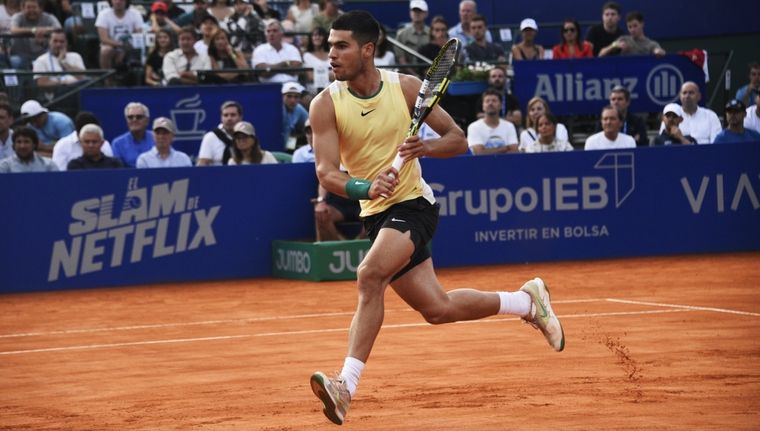 Alcaraz se metió en las semifinales del Argentina Open. Foto: Juan Mateo Aberastain Zubimendi / MDZ