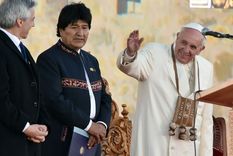 evo llega a reunirse con cfk luego de ver al papa