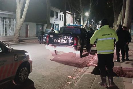 El operativo en el lugar. Foto: Ciudad de Mendoza
