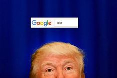 Por qué si escribes idiot en Google aparecen fotos de Donald Trump