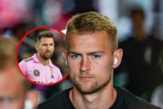 De Ligt llamó retirado a Messi. Foto: MDZ