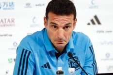 La pregunta que incomodó a Scaloni. Foto: EFE La pregunta que incomodó a Scaloni. Foto: EFE