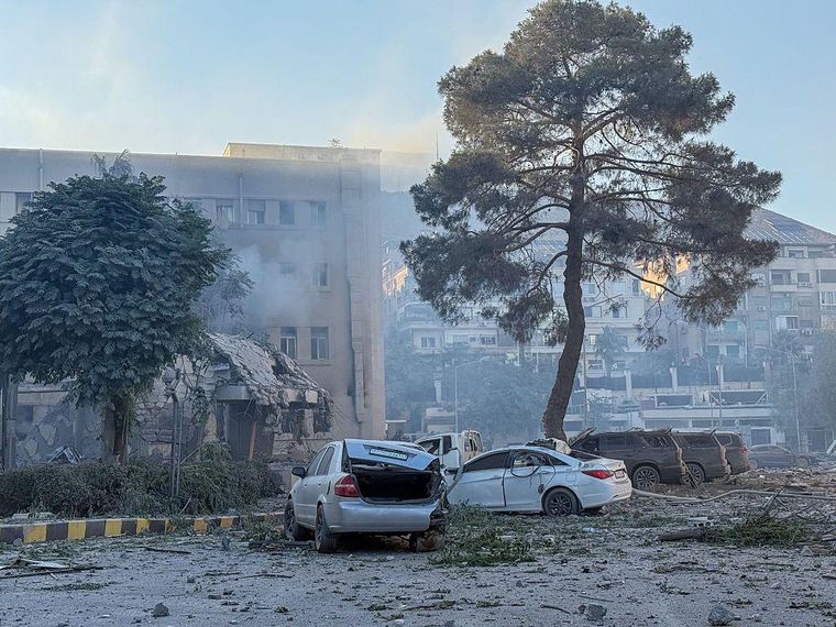 Israel bombardeó Damasco este semana.