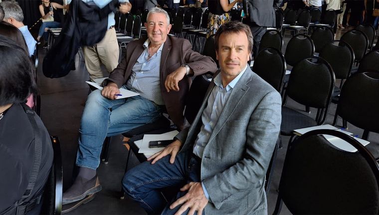 Julio Cobos y Lisandro Nieri Foto: Prensa UCR