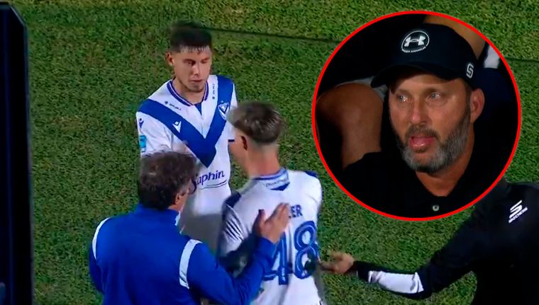 Hernán Feler no pudo contener las lágrimas al ver debutar a su hijo Luca.