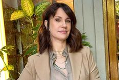 Para el día y la noche, Nancy Dupláa defiende los jeans chupín en tendencia Foto: Instagram