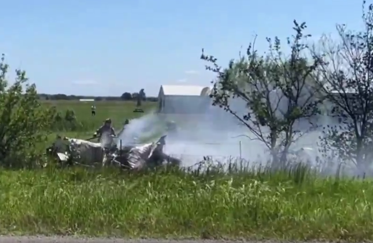 El accidente se produjo en las cercanías del Aeropuerto Conmemorativo de Butler.