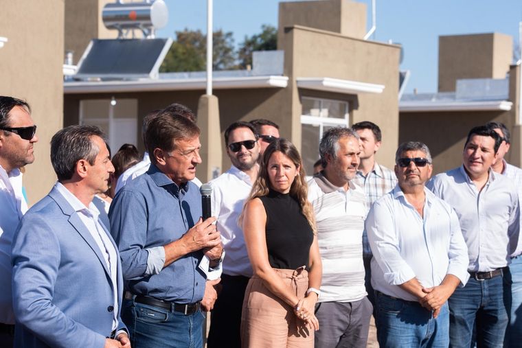 Rodolfo Suarez junto a Rolando Scanio Foto: Prensa Gobierno de Mendoza