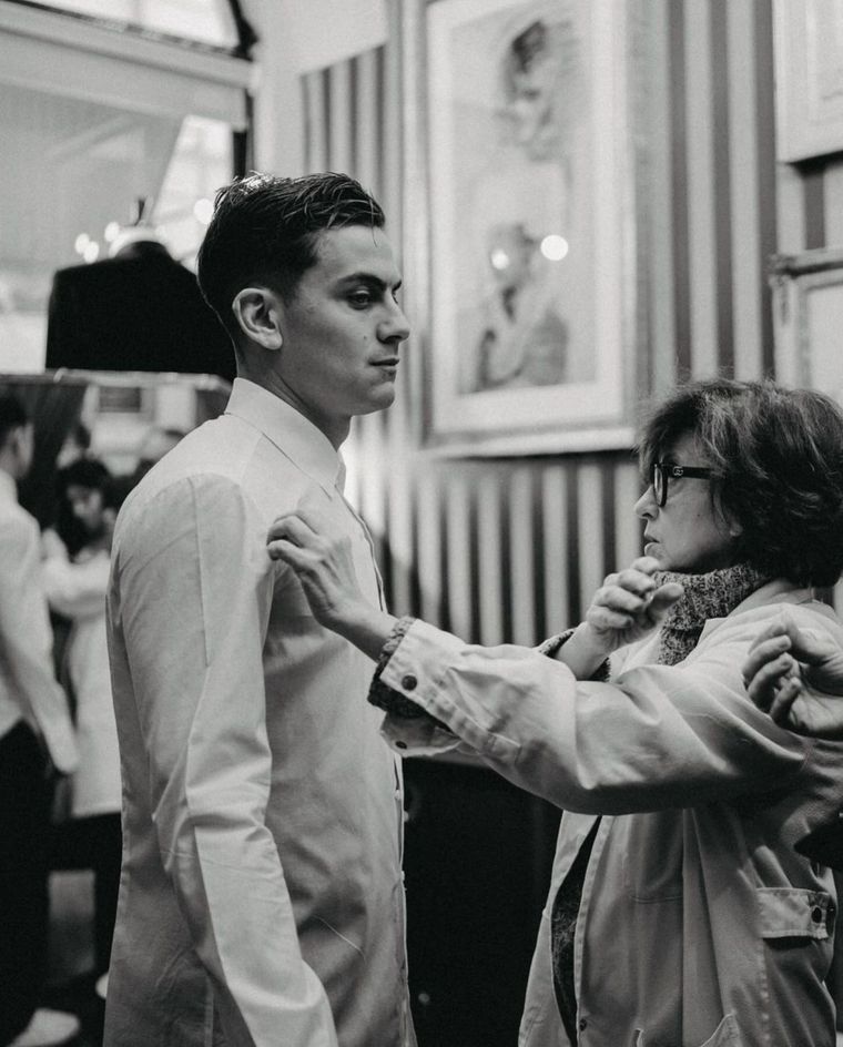 Pequeño adelanto: Paulo Dybala enseñó parte del traje para su boda con Oriana Sabatini Foto: Instagram