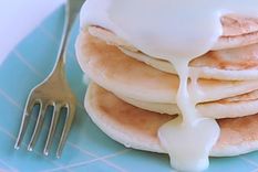 Pancakes con leche condensada Foto: pinterest