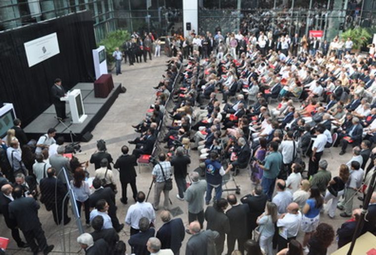 Una panorámica del acto oficial de la COVIAR. Foto: Pachy Reynoso/MDZ