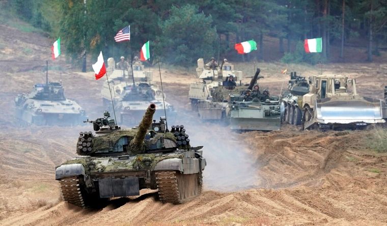 Hungría es parte de la OTAN y participa de sus habituales ejercicios. Foto: Nato.