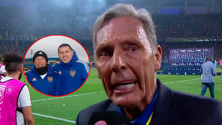 Russo, campeón con Central, le mandó un saludo a Riquelme Foto: TNT Sports