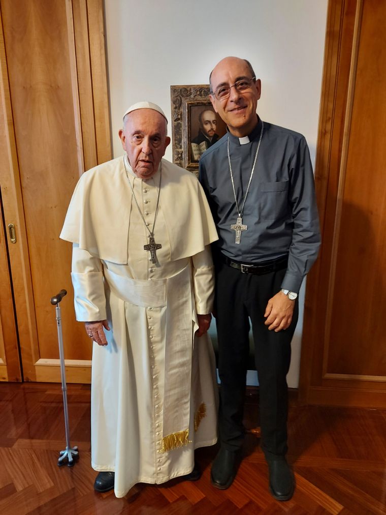 El papa Francisco designó a Tucho Fernández como nuevo prefecto del Dicasterio para la Doctrina de la Fe. Foto: Tucho Fernández