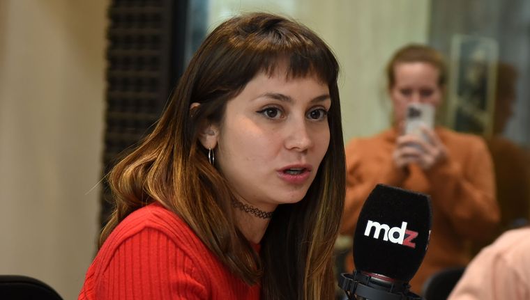 Una de las protagonistas de la foto de la oposición, la diputada Valentina Morán. La mirada hacia el 2027.