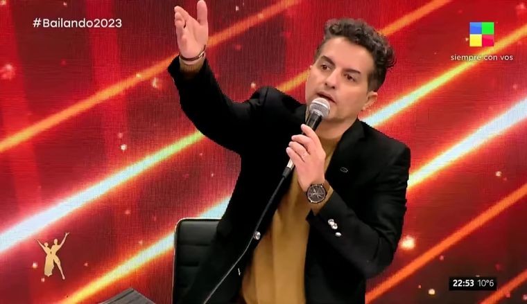 Ángel de Brito es parte del jurado del Bailando 2023. Foto: Captura de pantalla Youtube el Bailando.