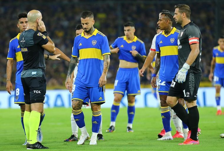 Baliño habló de la jugada que pudo ser penal para Boca. Foto: Télam