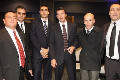 MDZol | Parte del equipo de OSDE, que se deleitó con la presentación de Bovo. Foto: Gentileza