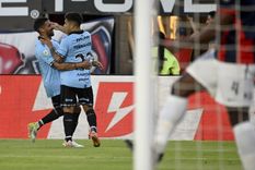 El festejo del primer tanto. Foto: FotoBaires El festejo del primer tanto. Foto: FotoBaires