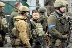 Zelenski sigue con un discurso muy firme. Foto: APNews. Zelenski sigue con un discurso muy firme. Foto: APNews.