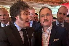 Javier Milei y Peter Lamelas en noviembre del año pasado.