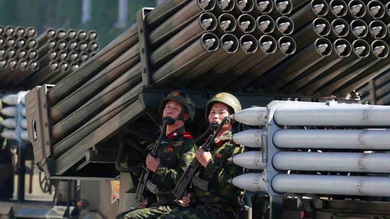 Corea del Norte está cada vez más armada para la guerra. Foto: TheJapanTimes.