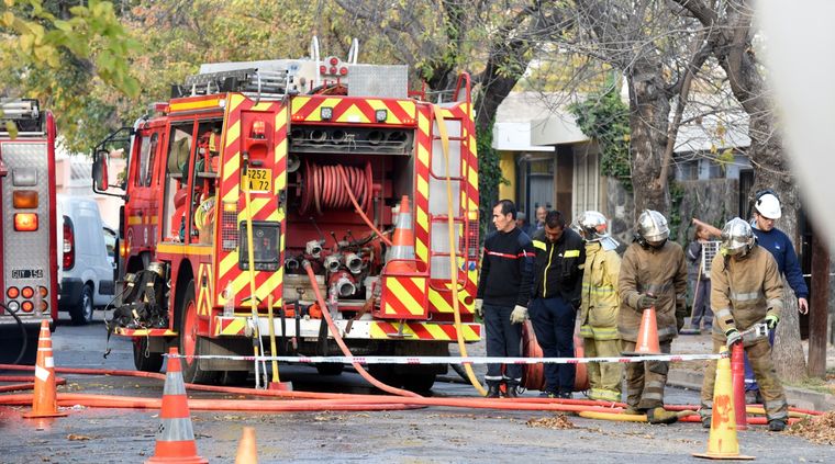 El incendio fue este mediodía en calle Federico Moreno. Foto ilustrativa Foto: ALF PONCE MERCADO / MDZ