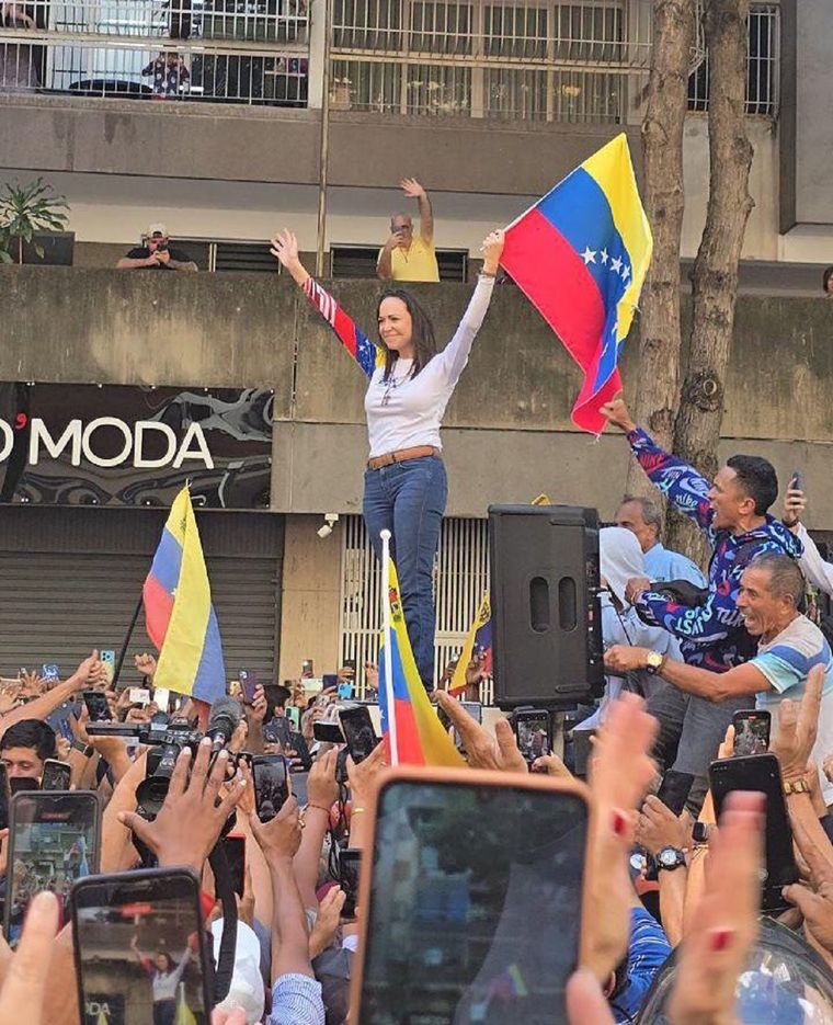 Corina Machado se encontraría en buen estado de salud