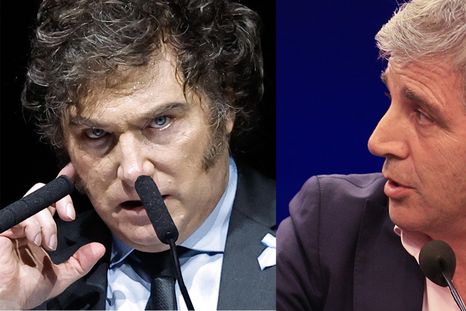 Javier Milei y Luis Caputo iniciaron la gestión con una muy fuerte depreciación del peso, y el resultado fue un salto de la inflación y el desempleo en sectores específicos. Foto: EFE NA Javier Milei y Luis Caputo iniciaron la gestión con una muy fuerte depreciación del peso, y el resultado fue un salto de la inflación y el desempleo en sectores específicos. Foto: EFE NA