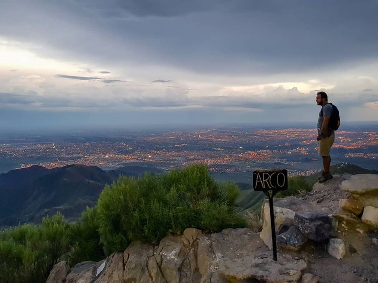 Cerro Arco, en Las Heras. Foto de Instagram de @arielconcepcion23 &nbsp;