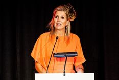 Reina Máxima, y el color naranja. Foto: Instagram @koninklijkhuis